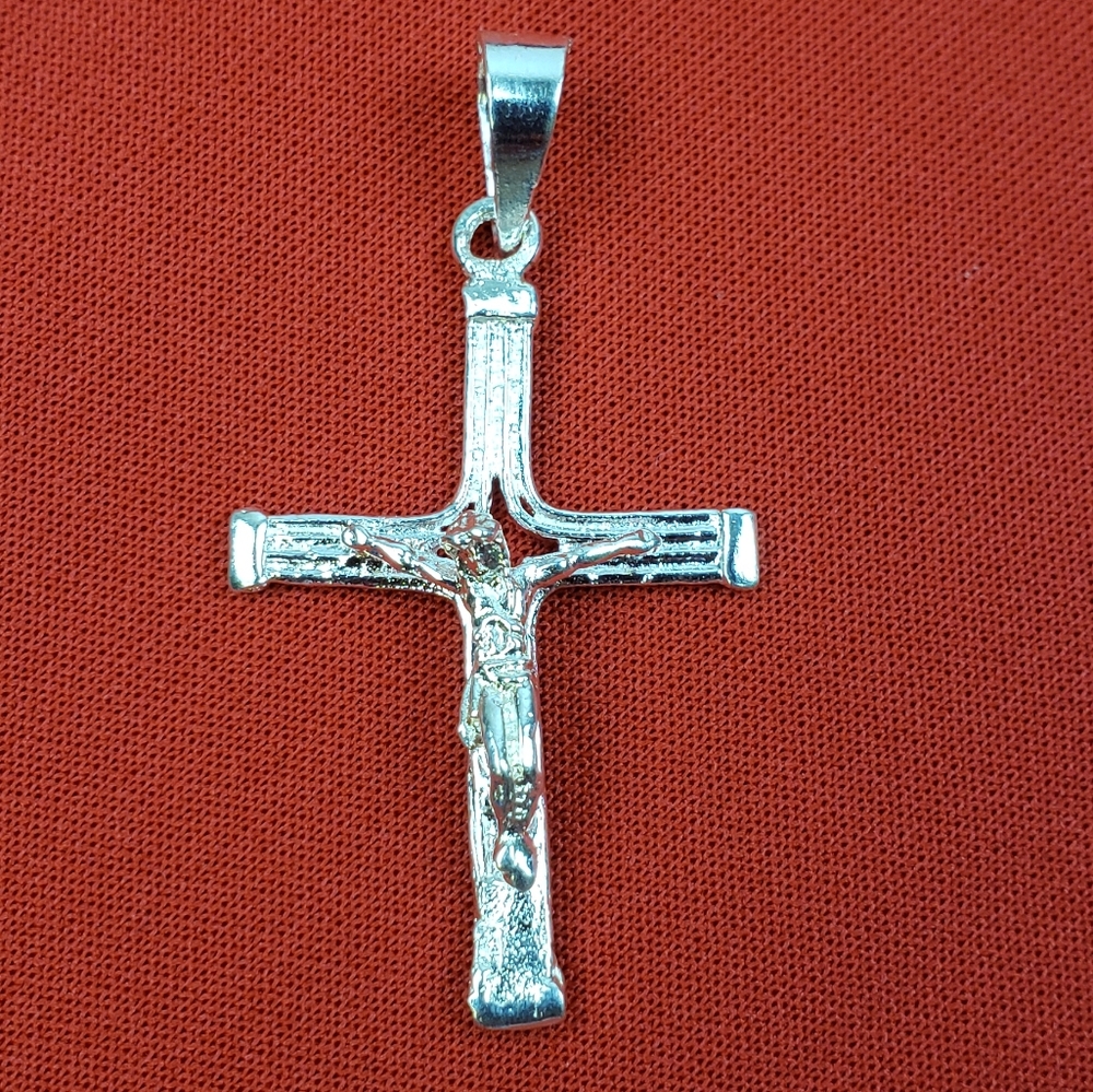 Sterling silver Crucifix Cross Charm Pendant